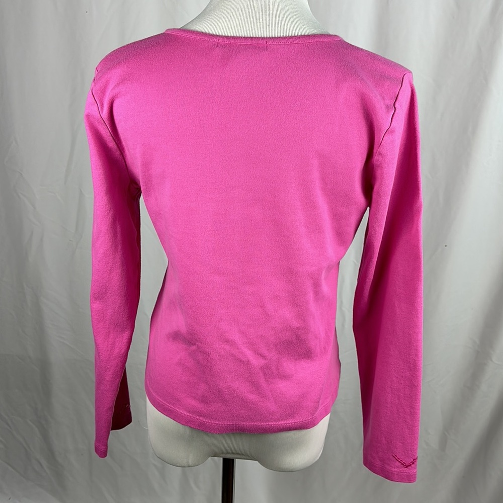 Sigrid Olsen V-Neck Lace & Sequin Trimmed Top - Picture 4 of 6